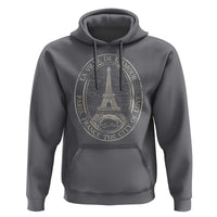 La Ville De L Amour The City Of Love Eiffel Paris France Travel Hoodie - Wonder Print Shop