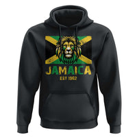 Jamaican Independence EST 1962 Jamaica Flag Lion Hoodie - Wonder Print Shop