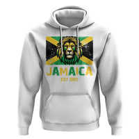 Jamaican Independence EST 1962 Jamaica Flag Lion Hoodie - Wonder Print Shop
