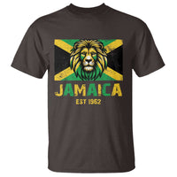 Jamaican Independence EST 1962 Jamaica Flag Lion T Shirt - Wonder Print Shop