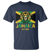 Jamaican Independence EST 1962 Jamaica Flag Lion T Shirt - Wonder Print Shop