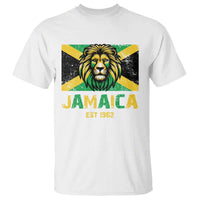 Jamaican Independence EST 1962 Jamaica Flag Lion T Shirt - Wonder Print Shop