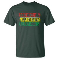Jamaica Reggae Lover T Shirt Good Vibes Everyday All Day - Wonder Print Shop