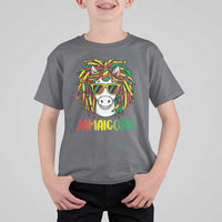Funny Jamaicorn Jamaican Reggae Unicorn T Shirt For Kid - Wonder Print Shop
