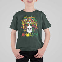 Funny Jamaicorn Jamaican Reggae Unicorn T Shirt For Kid - Wonder Print Shop