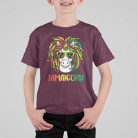 Funny Jamaicorn Jamaican Reggae Unicorn T Shirt For Kid - Wonder Print Shop