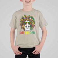 Funny Jamaicorn Jamaican Reggae Unicorn T Shirt For Kid - Wonder Print Shop