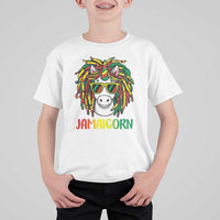 Funny Jamaicorn Jamaican Reggae Unicorn T Shirt For Kid - Wonder Print Shop