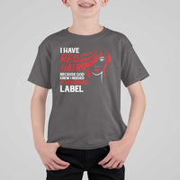Redhead T Shirt For Kid I Have Red Hair Warning Label - Wonder Print Shop