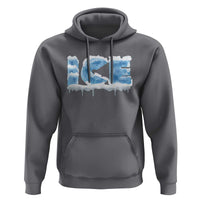 Couple Matching Fire And Ice Hoodie Typographic Ice