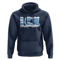 Couple Matching Fire And Ice Hoodie Typographic Ice