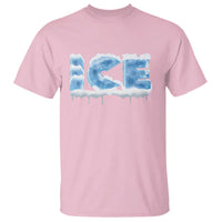 Couple Matching Fire And Ice T Shirt Typographic Ice