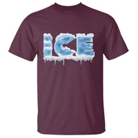 Couple Matching Fire And Ice T Shirt Typographic Ice