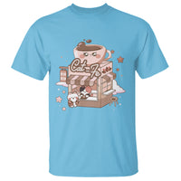 Cat Lover T Shirt CatFe Anime Kitty Coffee Shop - Wonder Print Shop