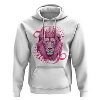 Breast Cancer Awareness Pink Lion Warrior Hoodie