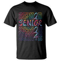 Tie Dye Senior Graduation Of 2024 T Shirt - Wonder Print Shop