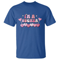 Valentine's Day T Shirt I'm A Sucker For You Heart Candy Lollipop - Wonder Print Shop
