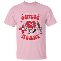 Valentine's Day T Shirt I Care For Cutest Little Hearts Nurse Life - Wonder Print Shop