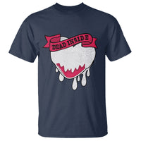 Valentine's Day T Shirt Dead Inside Melting Heart Goth - Wonder Print Shop