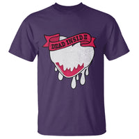Valentine's Day T Shirt Dead Inside Melting Heart Goth - Wonder Print Shop