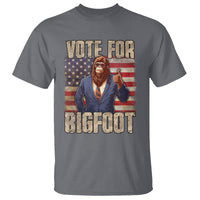 Vote For Bigfoot President Election Funny Sasquatch USA Flag T Shirt - Wonder Print Shop