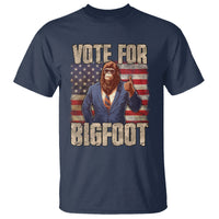 Vote For Bigfoot President Election Funny Sasquatch USA Flag T Shirt - Wonder Print Shop