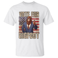 Vote For Bigfoot President Election Funny Sasquatch USA Flag T Shirt - Wonder Print Shop