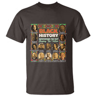 Black History T Shirt Remembering The Past Shaping The Future
