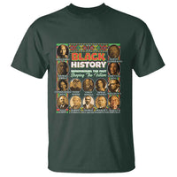 Black History T Shirt Remembering The Past Shaping The Future