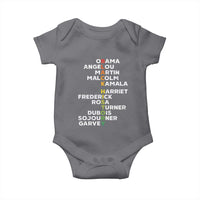 Black History Leaders Baby Onesie Obama Martin Malcolm Harriet