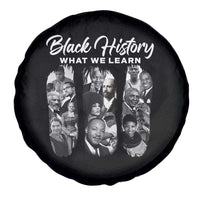 What We Learn From Black History Spare Tire Cover Martin Malcolm Harriet Angela Rosa Frederick