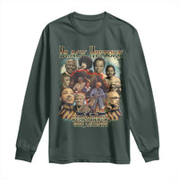 Black History Long Sleeve Shirt Remembering Our Legends Martin Malcolm Harriet Rosa Frederick