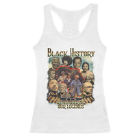 Black History Racerback Tank Top Remembering Our Legends Martin Malcolm Harriet Rosa Frederick