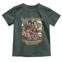 Black History Toddler T Shirt Remembering Our Legends Martin Malcolm Harriet Rosa Frederick