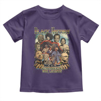 Black History Toddler T Shirt Remembering Our Legends Martin Malcolm Harriet Rosa Frederick