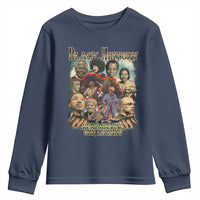 Black History Youth Sweatshirt Remembering Our Legends Martin Malcolm Harriet Rosa Frederick