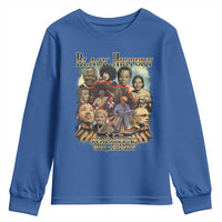 Black History Youth Sweatshirt Remembering Our Legends Martin Malcolm Harriet Rosa Frederick