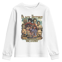 Black History Youth Sweatshirt Remembering Our Legends Martin Malcolm Harriet Rosa Frederick