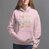 Lunch Lady Hoodie Feeding Kids Is A Work of Heart - Wonder Print Shop