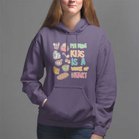 Lunch Lady Hoodie Feeding Kids Is A Work of Heart - Wonder Print Shop