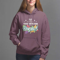 Lunch Lady Hoodie Child Nutrition Is My Business - Wonder Print Shop