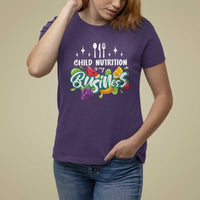 Lunch Lady T Shirt For Women Child Nutrition Is My Business - Wonder Print Shop
