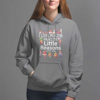 Lunch Lady Hoodie I Love My Job For All The Little Reasons - Wonder Print Shop