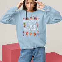 Lunch Lady Sweatshirt I Love My Job For All The Little Reasons - Wonder Print Shop