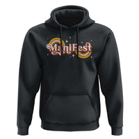 Manifest Hoodie Retro Groovy Rainbow Law Of Attraction