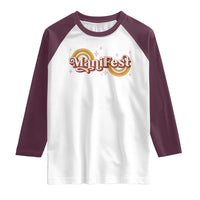 Manifest Raglan Shirt Retro Groovy Rainbow Law Of Attraction