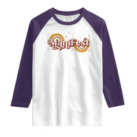 Manifest Raglan Shirt Retro Groovy Rainbow Law Of Attraction