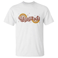 Manifest T Shirt Retro Groovy Rainbow Law Of Attraction
