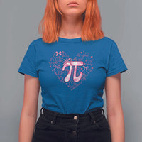Coquette Pi Day T Shirt For Women Cute Girl Math