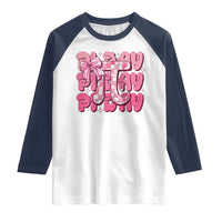 Coquette Pi Day Raglan Shirt Math Lover Cute Girl Mathematician